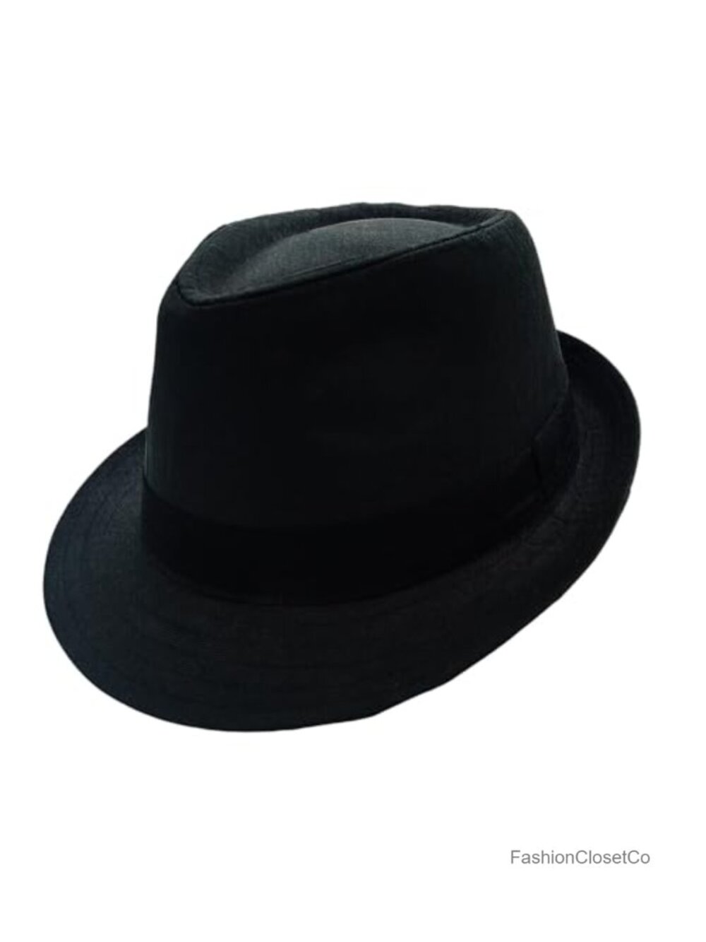 Short Brim Trilby Fedora Hat for Men Women Vintage Gatsby - Picture 1 of 4